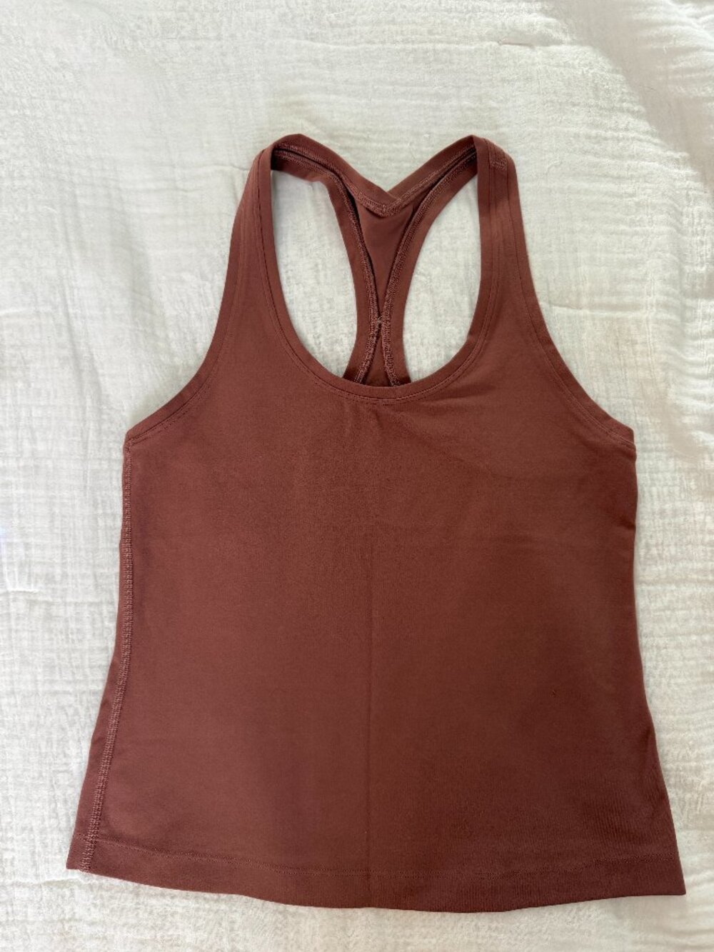 Lululemon Cool Racerback Nulu Tank Top - Mauve - Size 6